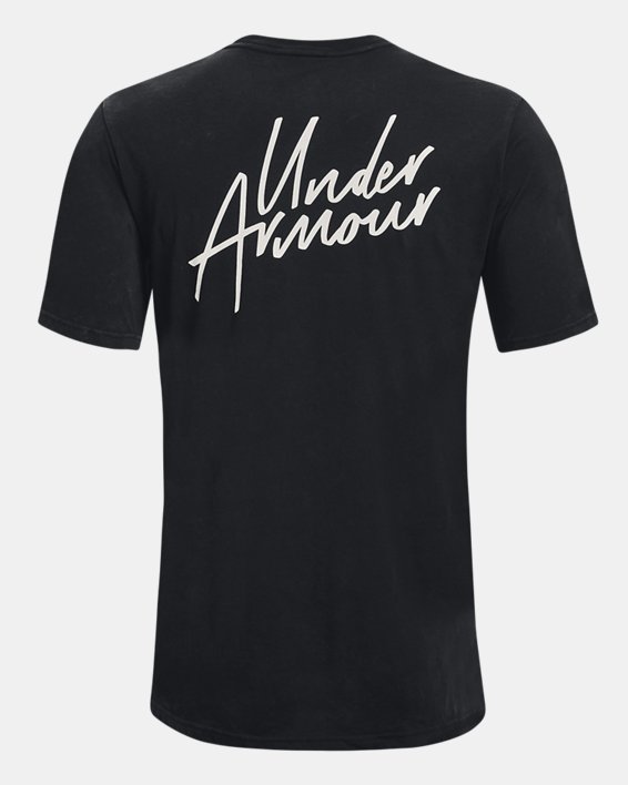 Men's UA Snow Wash T-Shirt, Black, pdpMainDesktop image number 5